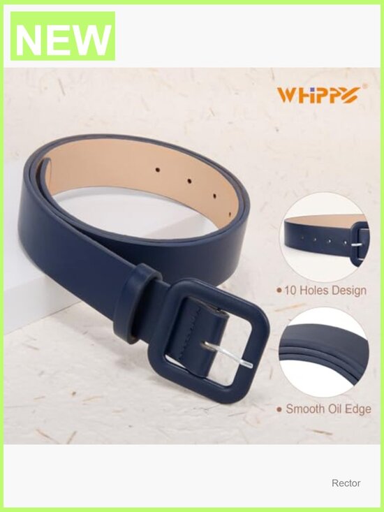 Fashion Belt Square Buckle Faux Leather Ladies Belt for Jeans Dresses main image 7